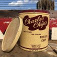 画像1: Vintage Tin Can Charles Chips (B261) (1)