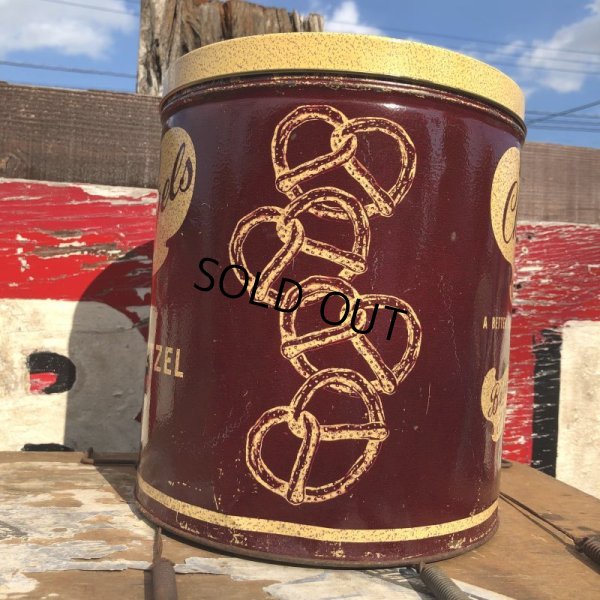 画像4: Vintage Tin Can Charles Pretzels (B259)