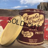 Vintage Tin Can Charles Pretzels (B259)