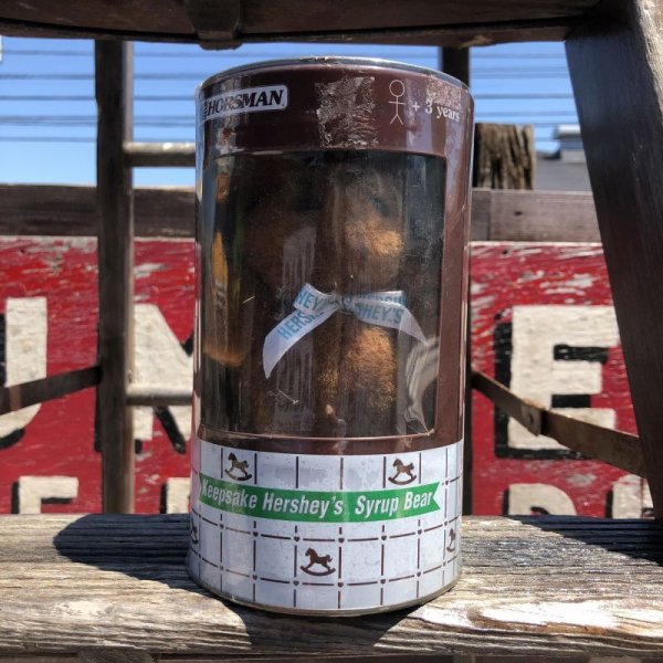 画像2: Vintage Tin Can HORSMAN Hershey's Syrup Bear (B279)