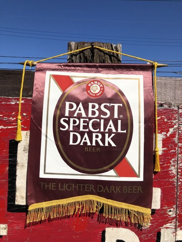 画像1: Vintage Pabst Beer Banner Flag (B265)