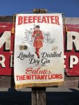 画像1: Vintage BEEFEATER Dry Gin Banner Flag (B263) (1)