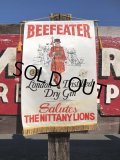 Vintage BEEFEATER Dry Gin Banner Flag (B263)