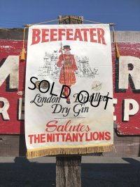 Vintage BEEFEATER Dry Gin Banner Flag (B263)