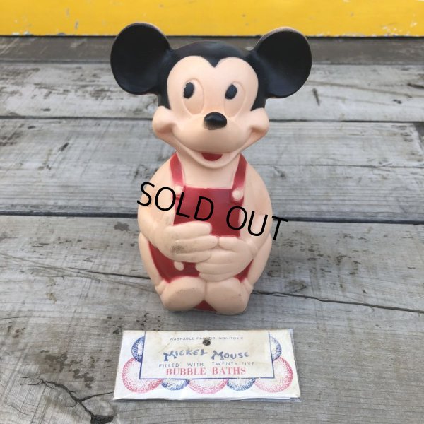 画像2: Vintage Disney Mickey Rubber Doll (B253)