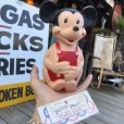 画像1: Vintage Disney Mickey Rubber Doll (B253) (1)