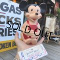 Vintage Disney Mickey Rubber Doll (B253)