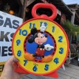 画像1: Vintage Disney Mickey Talking Clock (B254) (1)