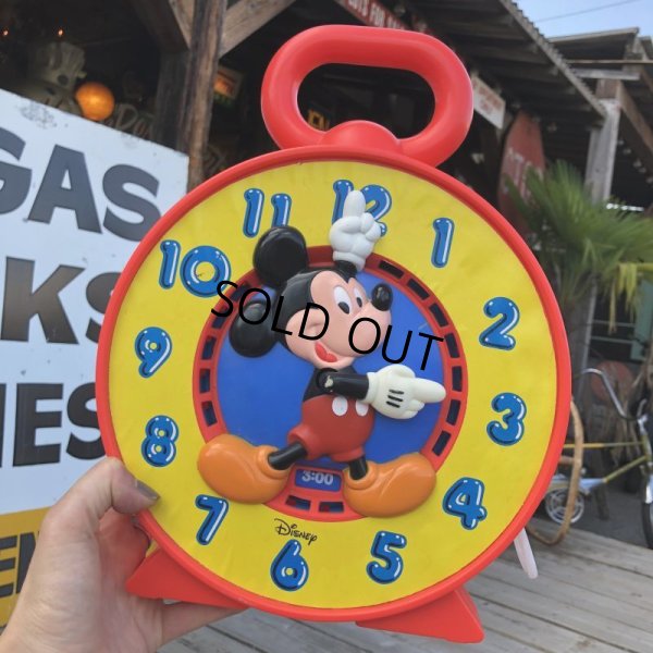 画像1: Vintage Disney Mickey Talking Clock (B254)