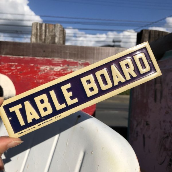 画像1: Vintage Sign TABLE BOARD (B273)