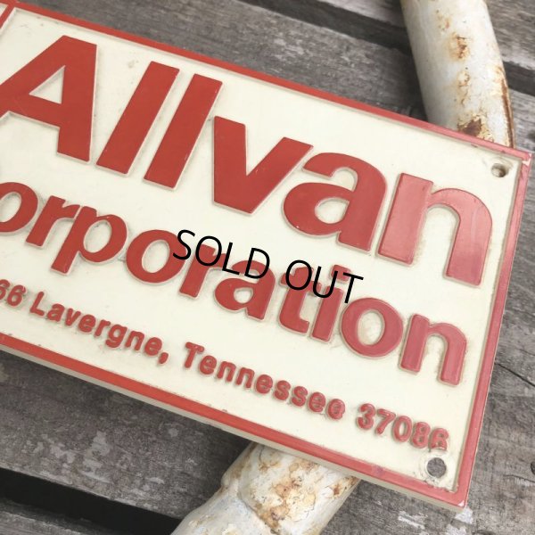 画像4: Vintage Sign Allvan Corporation (B284)