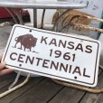 画像1: Vintage Sign KANSAS 1961 CENTENNE (B282) (1)
