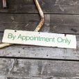 画像2: Vintage Sign BY APPOINTMENT ONLY (B277) (2)