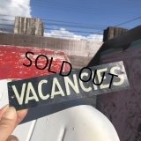 Vintage Sign VACANCIES (B274)