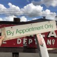 画像1: Vintage Sign BY APPOINTMENT ONLY (B276) (1)