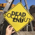 70s Vintage Cardboard Sign DEAD END (B295)