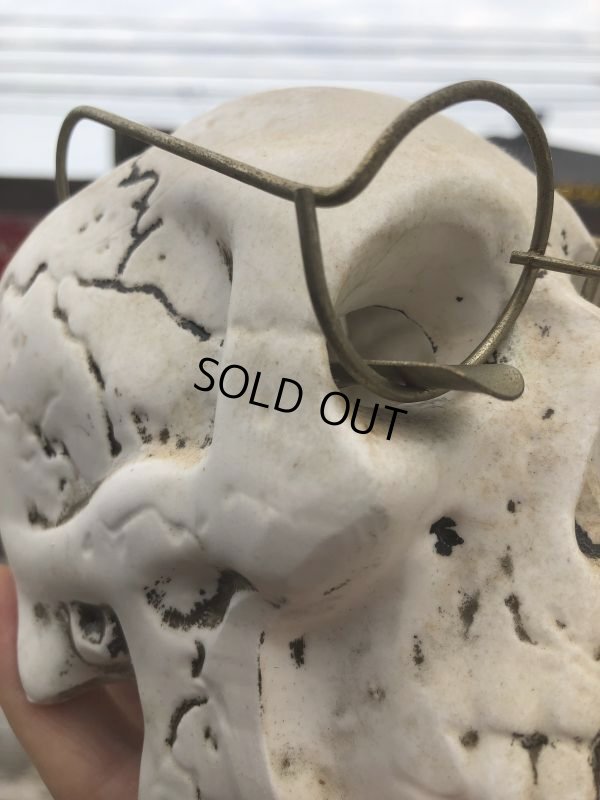 画像4: Vintage Skull w/Glasses Ceramic Ashtray (B322)