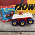 画像4: 70s Vintage Fisher Price Toys Bouncing Buggy #122 (B353)