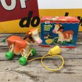 70s Vintage Fisher Price Toys Molly Moo Cow #132 (B355)
