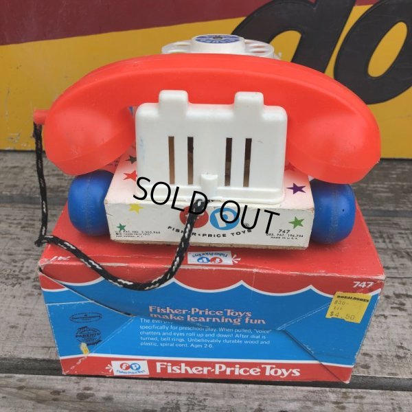 画像3: 70s Vintage Fisher Price Toys Chatter Telephone (B351)