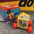 画像4: 70s Vintage Fisher Price Toys Peek-a-boo Block #760 (B354)