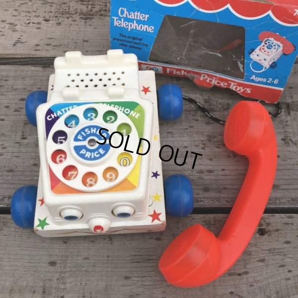 画像9: 70s Vintage Fisher Price Toys Chatter Telephone (B351)