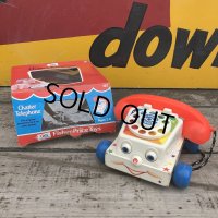 70s Vintage Fisher Price Toys Chatter Telephone (B351)