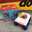 画像3: 70s Vintage Fisher Price Toys Bouncing Buggy #122 (B353)