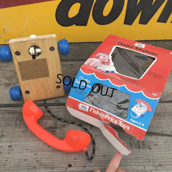 画像5: 70s Vintage Fisher Price Toys Chatter Telephone (B351)