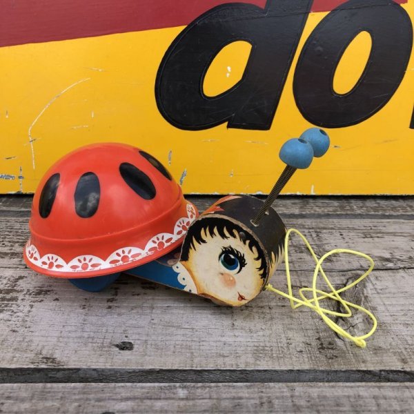 画像2: Vintage Fisher Price Lady Bug (B346)