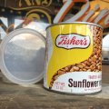 Vintage Tin Can Fisher's Sunflower Nuts (B361)