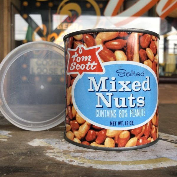 画像1: Vintage Tin Can Tom Scott Mixed Nuts (B359)