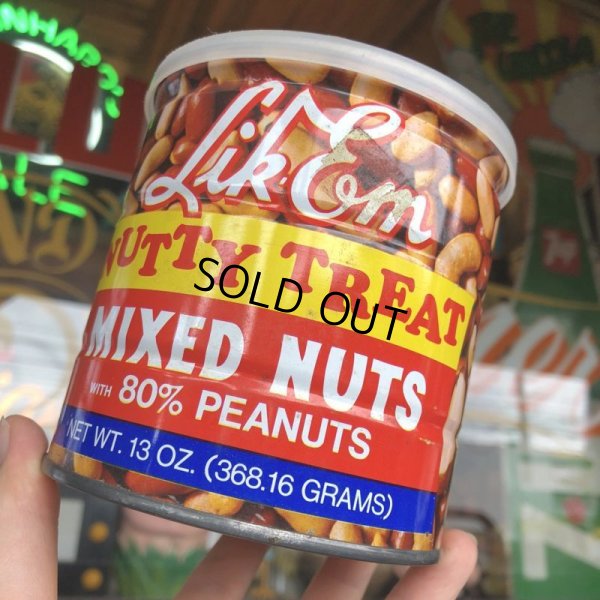 画像1: Vintage Tin Can Lik Em Mixed Nuts (B362)