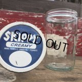 Vintage SKIPPY Peanut Butter Glass Jar 16oz (B368)