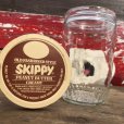 画像1: Vintage SKIPPY Peanut Butter Glass Jar 16oz (B369) (1)