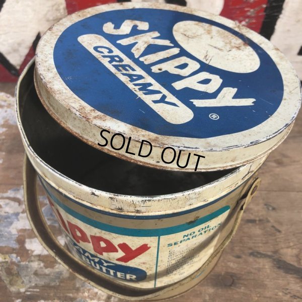 画像5: Vintage SKIPPY Peanut Butter Tin Can (B372)