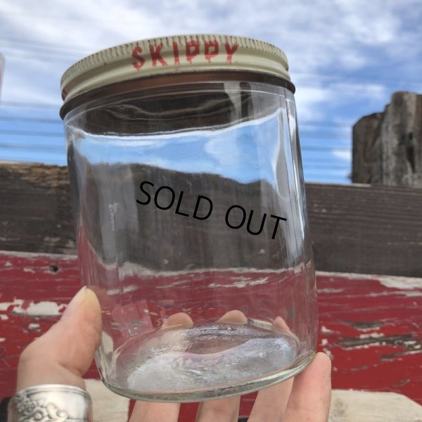 画像5: Vintage SKIPPY Peanut Butter Glass Jar (B365)