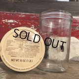 Vintage SKIPPY Peanut Butter Glass Jar 16oz (B367)