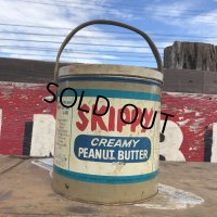 Vintage SKIPPY Peanut Butter Tin Can (B372)