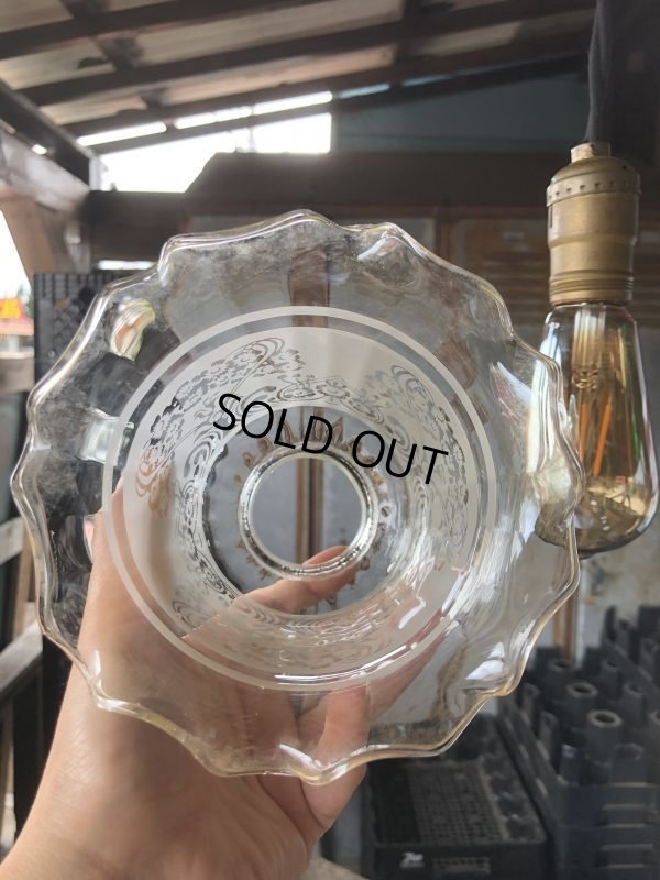 画像3: Vintage U.S.A Glass Lamp Shade Globe (B378)