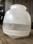 画像6: Vintage U.S.A White Milk Glass Lamp Shade Globe (B375)