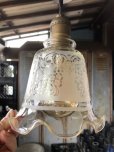 画像1: Vintage U.S.A Glass Lamp Shade Globe (B378) (1)