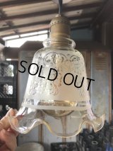 Vintage U.S.A Glass Lamp Shade Globe (B378)