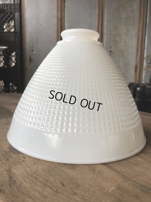 画像6: Vintage U.S.A White Milk Glass Lamp Shade Globe (B374)