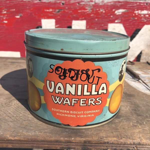 画像4: Vintage FFV Vanilla Wafers Biscuit Tin Can (B382)