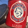 画像2: Vintage Musser's Potato Chips Tin Can (B385) (2)