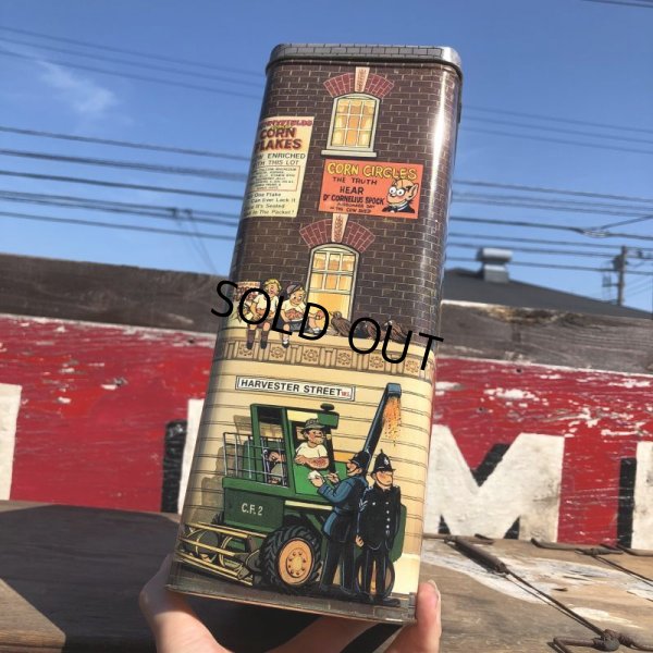 画像5: Vintage D. SunnyField Golden Corn Flakes Tin Can (B380)