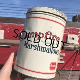 Vintage Borden Campfire Marshmallows Tin Can (B381)