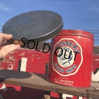 Vintage Musser's Potato Chips Tin Can (B385)