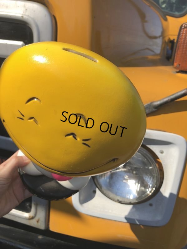 画像5: 70s Vintage Play Pal Smiley Face Plastic Coin Bank (B390) 